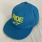 Alpinestars Men's Circuit Ride Hat Cap Large Lg Blue Yellow Flexfit Motocross. Fixed Price $20.00.