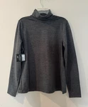 Ski-doo Women's Xl Pit 20.5" Turtleneck Long Sleeve Top Heather Grey. Fixed Price $30.00.