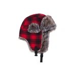 Ozark Trail Men's Trapper Hat Red Black Buffalo Plaid Faux Fur New. Fixed Price $20.94.