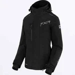 Fxr Women's Edge Black/silver Snow Winter Jacket Coat - 8 10 16 New. Fixed Price $332.95.