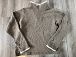Kuhl Jacket Women Brown Utah Ski Team Quarter Zip Alfpaca Fleece Pullover. Fixed Price $19.99.