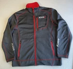 Fxr Men's Jacket Elevation Tech Extreme Performance Zip Up Gray & Red Size Xl. Fixed Price $35.00.