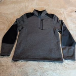 Klim Yukon Pullover Mens Medium Gray 1/4 Zip Fleece Snowmobile Sweater. Fixed Price $49.99.
