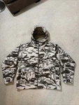 Columbia Gallatin Range Wool Blend Hooded Jacket Outfitter Snow Camo Large. Fixed Price $169.99.