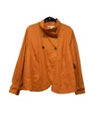Michael Kors Wmn. Sz. 2X, Orange, 100% Cotton, Double Breasted Button Front Jkt.. Fixed Price $33.00.