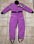 Vintage Arctic Cat Wear One Piece Purple Snowmobile Suit Women's Medium. Fixed Price $189.99.