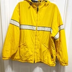 Vintage Sonoma Sport Ski Jacket Mens Size Large Yellow Black Hooded Zip Front. Fixed Price $24.99.