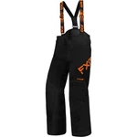 Fxr Child Clutch Snowmobile Pants Insulated Waterproof Black/orange Bibs. Fixed Price $139.99.