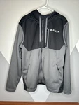 Klim Transition Hoodie Men Size Large Black And Gray Full Zip. Fixed Price $29.97.