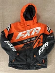 Fxr Youth Child Boost Insulated Snowmobile Jacket Orange/black Ski Sled Size 16. Fixed Price $99.99.