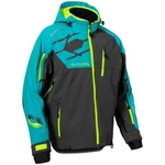 Castle Charcoal/turquoise/hi-vis Flex Jacket (mens L) 70-0326. Fixed Price $359.99.