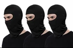 3 Pack Black Motorcycle Balaclava Face Mask Windproof Ski Ninja Thermal. Fixed Price $14.99.
