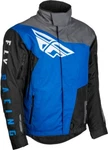 Fly Racing Youth Snx Pro Jacket Black/grey/blue Xsmall Snowmobiling 470-4116YXS. Fixed Price $154.99.