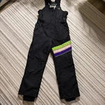 Vtg Cat Arcticwear Men's Black Insulated Snow Bibs - Size Large Tall. Fixed Price $25.99.