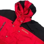 Vtg Descente Men's Insulated Packable Hood Ski/snow Jacket Red/black Small. Fixed Price $71.07.