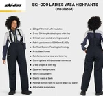 Ski-doo Ladies Vasa Insulated Float Snowmobile Highpants Bib, Black- 441683- Xl. Fixed Price $154.99.
