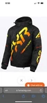 Fxr Mens Cx Snowmobile Jacket Warm Thermal Flex Insulated Black Camo/inferno. Fixed Price $199.95.