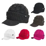 Unisex Chunky Cable Knit Visor Brim Winter Hat Beanie Thick & Warm Women New. Fixed Price $13.99.