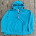 Women's 2XL Polaris Journey Hoodie, Oem P1143-000 Teal 1/4 Zip Sweatshirt Cotton. Fixed Price $16.24.