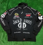 Unisex Racing Jacket Black Embroidered Streetwear Motor Sport Biker Style. Fixed Price $84.95.