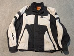 Hmk Jacket Mens Xl White Black Reissa Snowmobile Motorcycle Coat. Fixed Price $35.99.