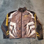 Brp Team Ski-doo Full Zip Nylon Windbreaker Shell Jacket Men's Large *read*. Fixed Price $35.00.