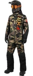 Fxr Helium 23 Insulated Mens Snow Monosuit Camo/sunset. Fixed Price $799.99.