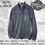 Ski-doo Mens Size Large Tech Mid Layer Jacket Snowmobile Skiing Fall Winter. Fixed Price $39.99.