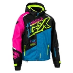 Castle Mens Code G5 Insulated Snowmobile Jacket Process Blue/pink Glo/hi-vis. Fixed Price $432.56.