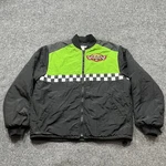 Vtg Team Arctic Cat Jacket Mens Size Tall Green Black Softshell Riding. Fixed Price $39.97.