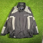Pure Polaris Mvt Snowmobile Jacket Mens Xl Black Grey Winter Racing Shell. Fixed Price $49.87.