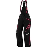 Fxr Womens Edge Snowmobile Pants Thermal Flex Insulated Black/fuchsia Bibs. Fixed Price $344.99.