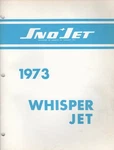 1973 Sno-jet Snowmobile Whisper Models Parts Manual P/n 209298 (571). Fixed Price $35.18.