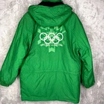 Vtg 2002 Winter Olympics Jacket Mens Medium Green Snowboard Ski Salk Lake City. Fixed Price $68.79.