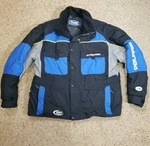 Polaris Snowmobile Jacket Men's Large Winter Puffer Insulated Blue. Fixed Price $48.75.