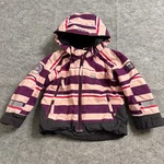 Helly Hansen Kids Ski Jacket Girls 86/1 Pink Striped Waterproof Insulated Snow. Fixed Price $23.10.