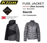 Klim Women's Fuse Hybrid Snowmobile Jacket- Black/asphalt-lg. Fixed Price $349.99.