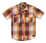 Ktm Checkered Short Sleeve Shirt Orange Adult Logo Casual Size Large. Fixed Price $24.95.
