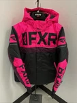 Fxr Helium Youth Snowmobile Jacket - Electric Pink/plum/black Size 14. Fixed Price $74.99.