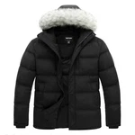 Soularge Men's Big And Tall Winter Warm Quilted Ski Jacket Faux Fur Hooded Coat. Fixed Price $89.99.