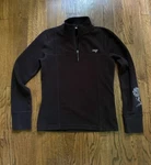 Orage Ski Women's Sz Small Long Sleeve 1/4 Zip Pullover Fleece Black Top Jacket. Fixed Price $19.95.