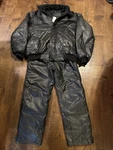 Vintage Yamaha Leather Snowmobile Suit Jacket Bibs Xl Made Canada Insulated Rare. Fixed Price $399.95.