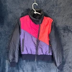 Slalom Vintage 80S Ski Jacket Womens Small Colorblock Puffer Made Usa B9. Fixed Price $45.00.