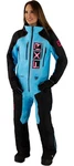 Fxr Recruit Lite 23 Womens Snow Monosuit Black/sky Blue/electric Pink 8 Usa. Fixed Price $238.41.
