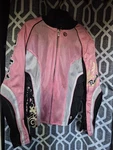 Ladies Joe Rocket Lined Pink And Black Polyester Motorcycle Jacket Large. Fixed Price $41.99.