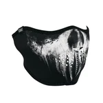 Zanheadgear Half Mask In Neoprene Skull Ghost One Size. Fixed Price $38.84.