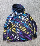 Fxr Helix Jacket Youth 12 Ski Black Blue Fleece Lined Snowmobile Coat. Fixed Price $64.99.