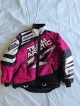 Team Arctic Cat Childs Pink Sno Pro Jacket Coat Kids Youth Size C10 Clean. Fixed Price $80.00.