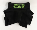 Vtg Arctic Cat Fleece Snowmobile Warmer Scarf Neckie Dickie Gaiter Black. Fixed Price $22.00.
