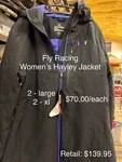 Fly Racing Womens Hayley Jacket X-large Black. Fixed Price $65.00.